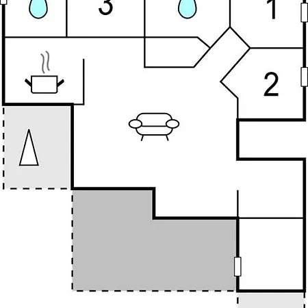 펜션 Three-bedroom In *